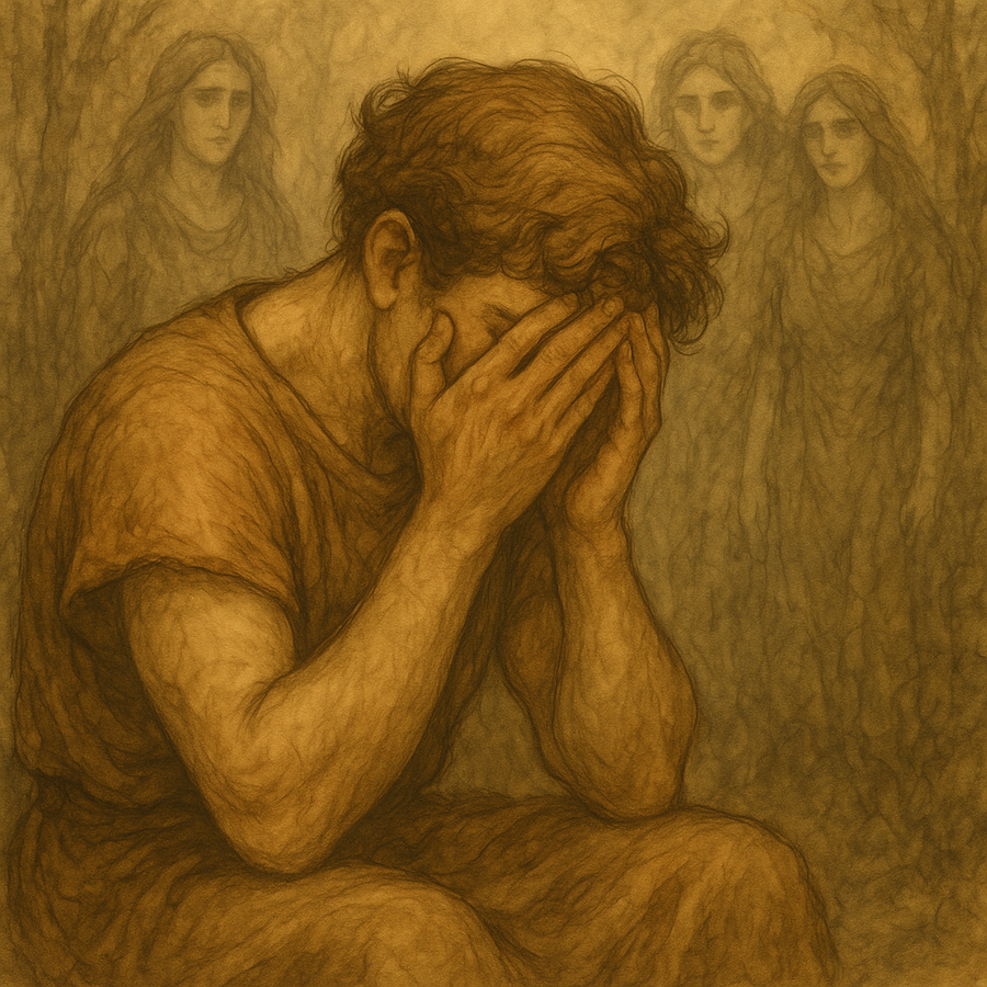 The Furies pursuing Orestes