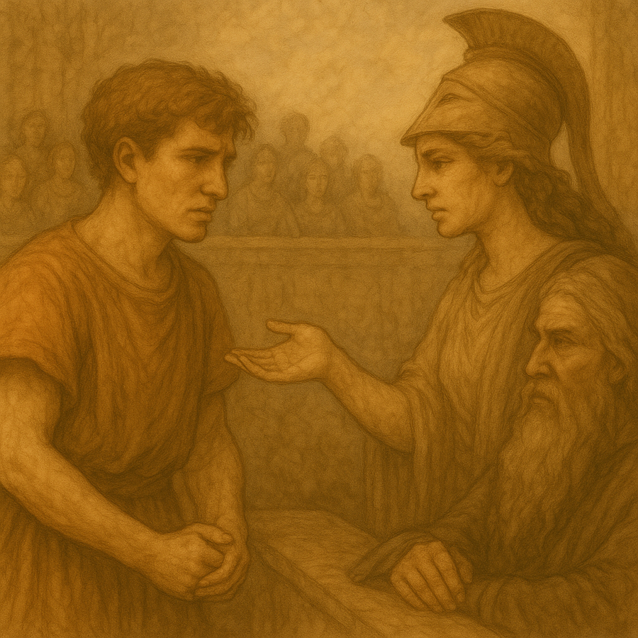 Orestes tormented by the Furies